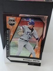 2021 Panini Elite Extra Edition #51 Russell Smith 972/999 Milwaukee Brewers